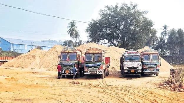 Sand Stock Yard